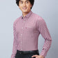 Raymond Maroon Casual Shirt