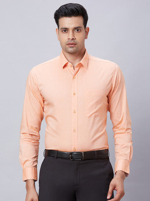 Raymond Orange Casual Shirt