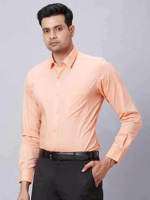 Raymond Orange Casual Shirt