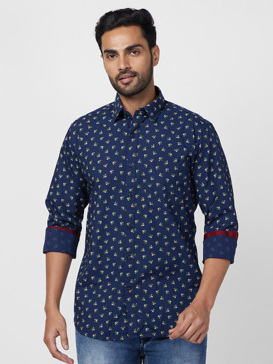 Raymond Blue Casual Shirt 