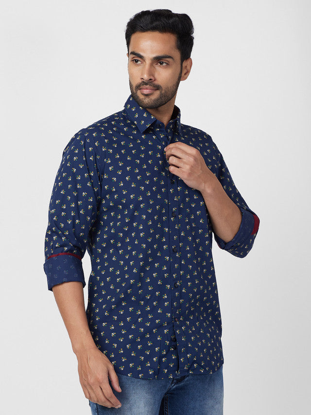 Raymond Blue Casual Shirt 