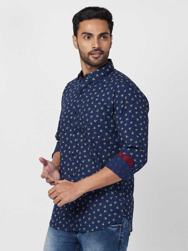 Raymond Blue Casual Shirt 