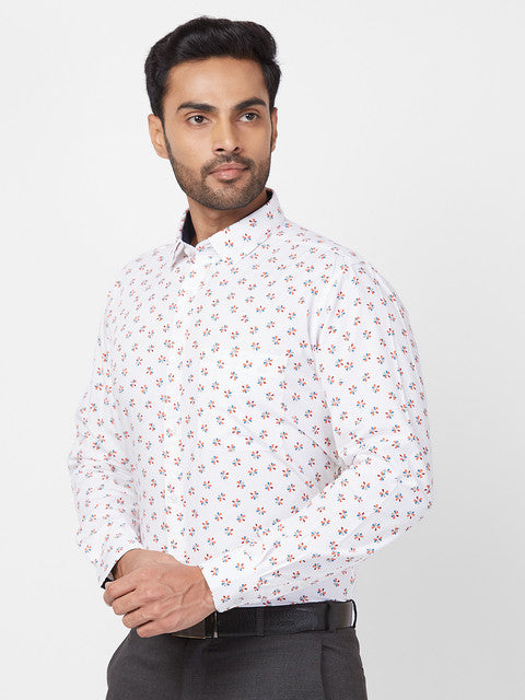 Raymond White Casual Shirt