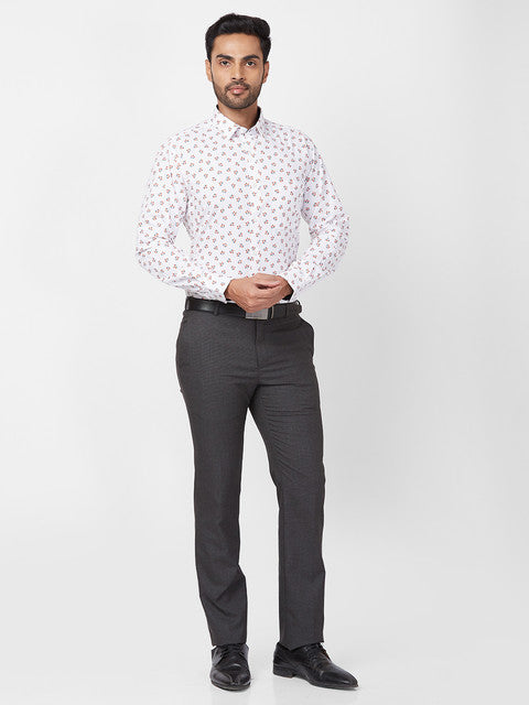 Raymond White Casual Shirt