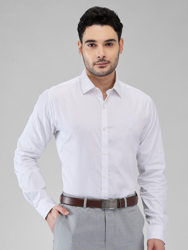 Raymond White Casual Shirt