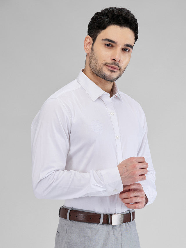 Raymond White Casual Shirt