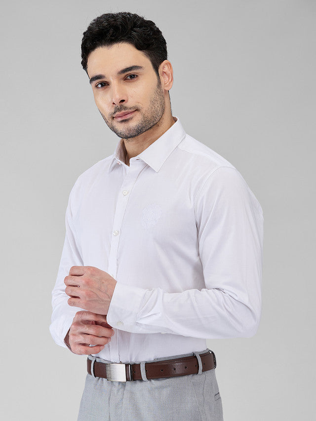 Raymond White Casual Shirt