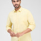 Raymond Yellow Casual Shirt