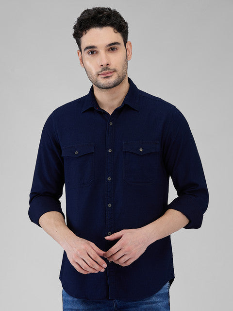 Raymond Blue Casual Shirt 