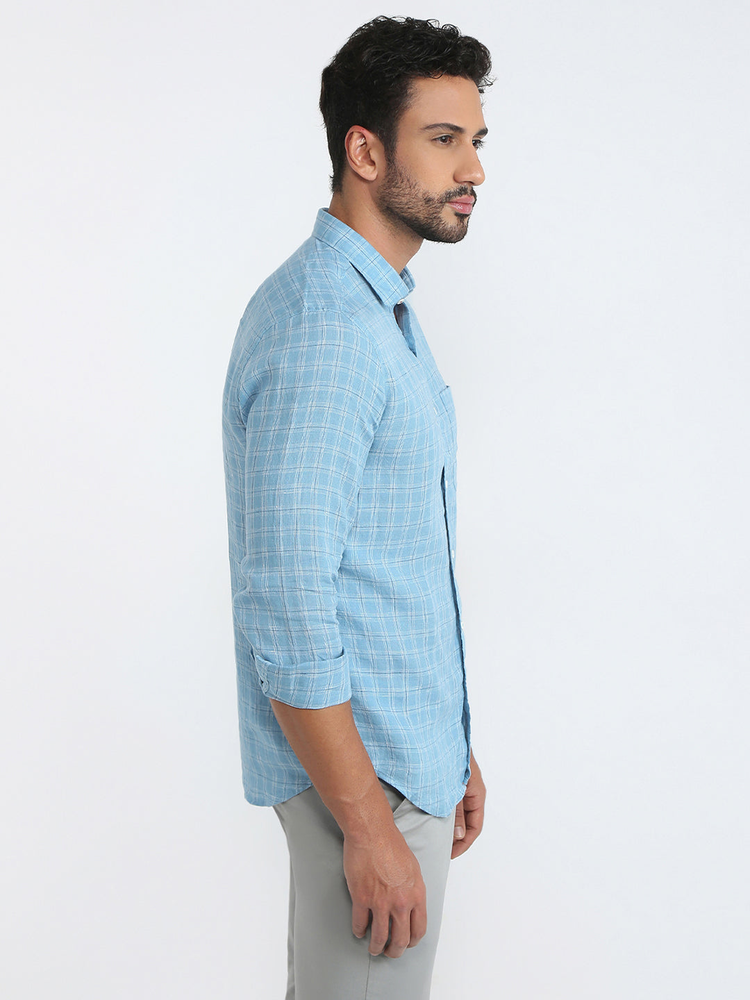 Raymond Blue Casual Shirt 