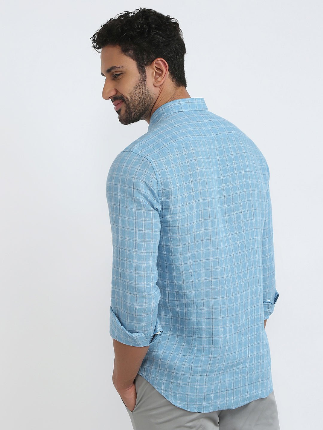 Raymond Blue Casual Shirt 