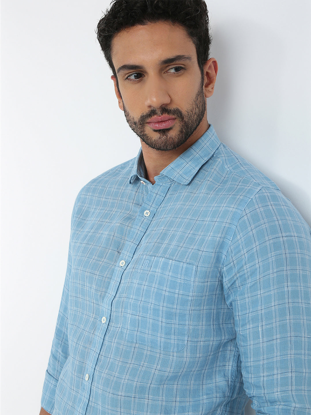 Raymond Blue Casual Shirt 