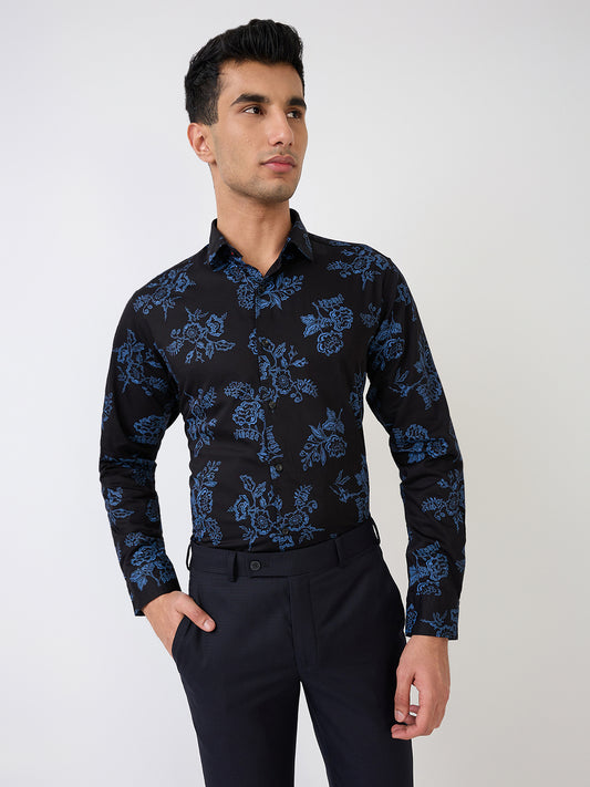Raymond Black Casual Shirt 