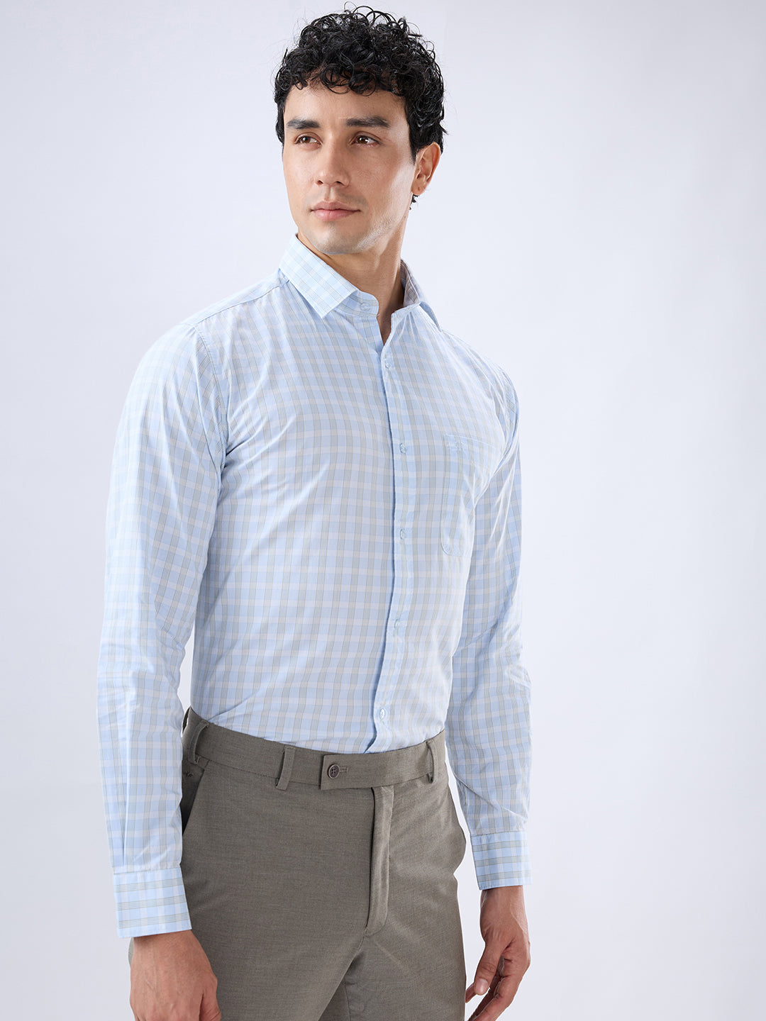 Raymond Blue Casual Shirt