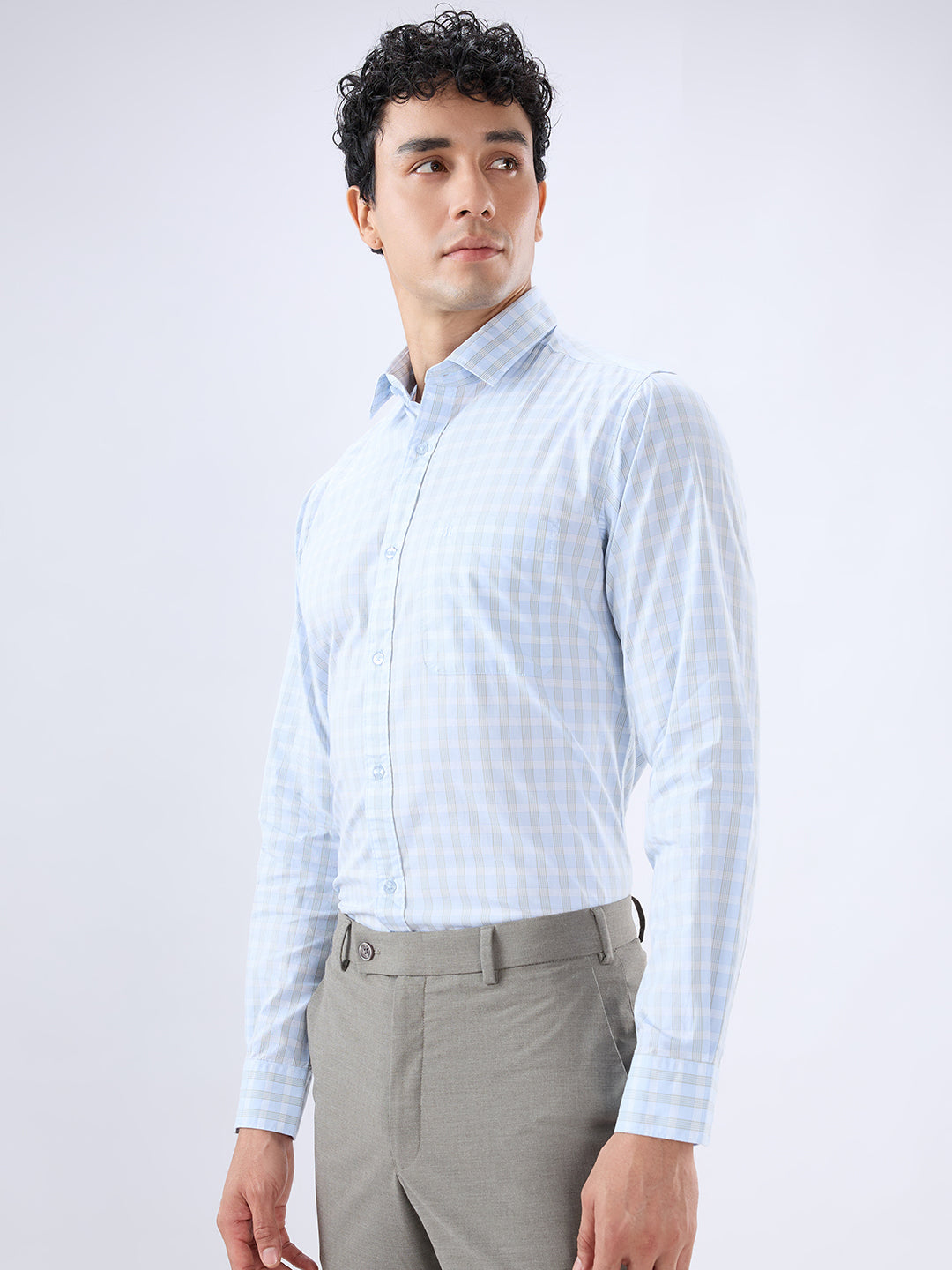 Raymond Blue Casual Shirt