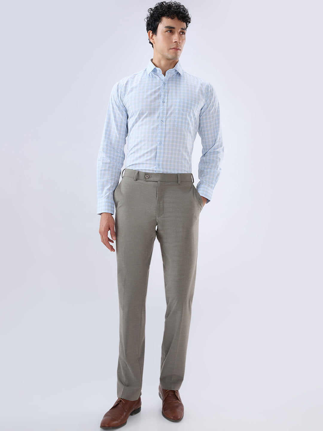 Raymond Blue Casual Shirt