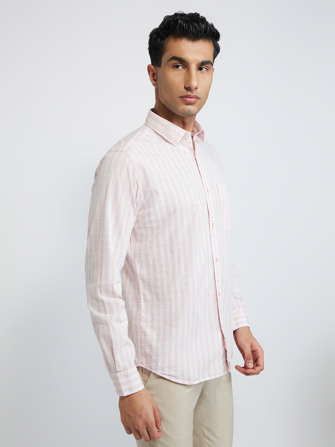 Raymond Red Casual Shirt