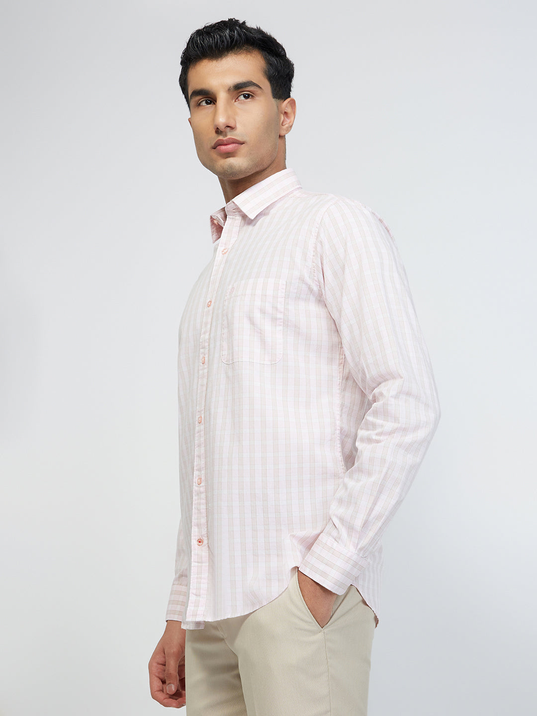 Raymond Red Casual Shirt