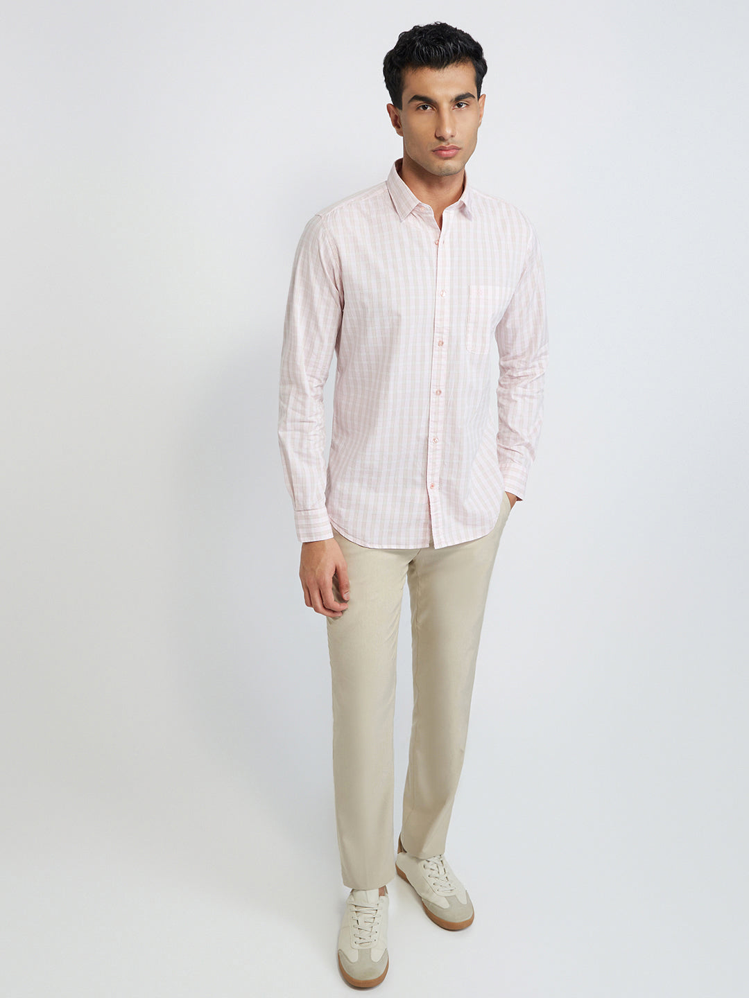 Raymond Red Casual Shirt