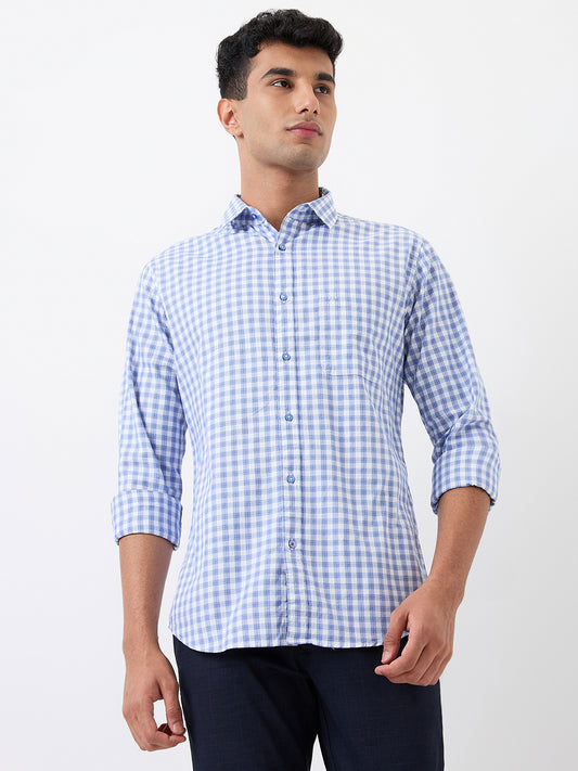 Raymond Blue Casual Shirt