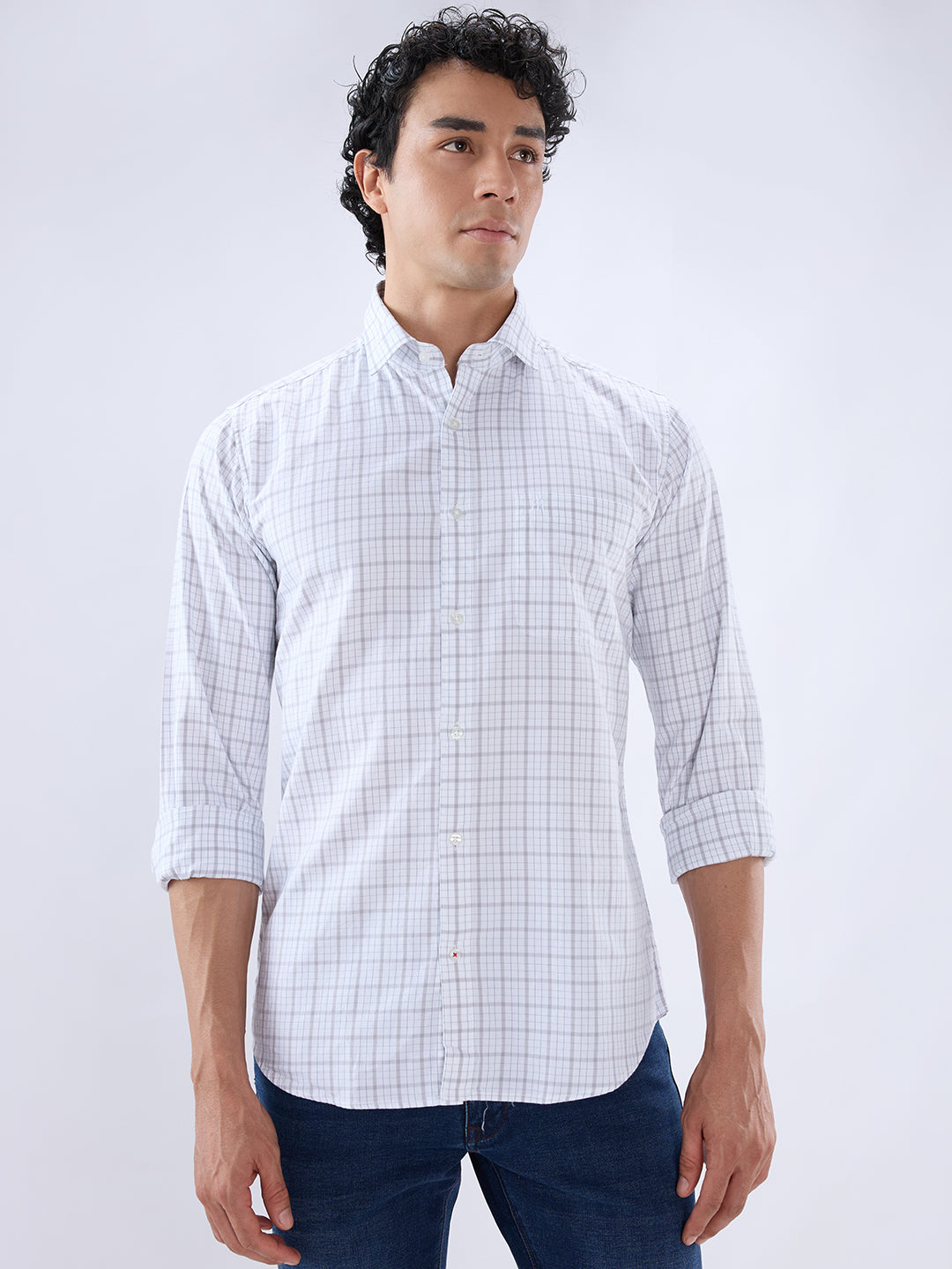 Raymond Grey Casual Shirt