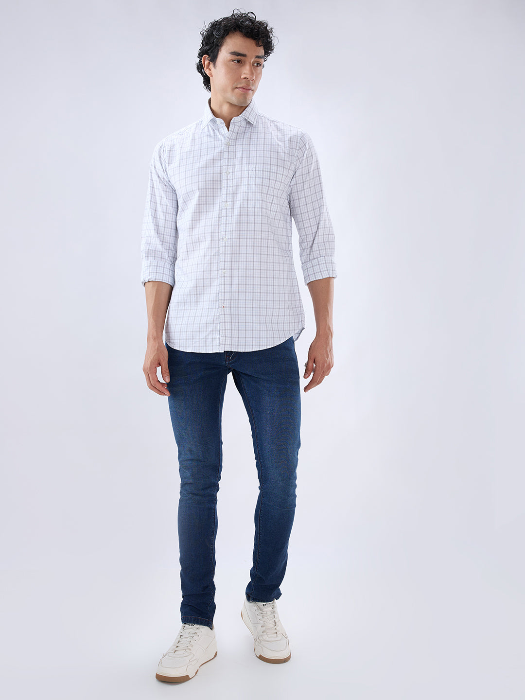 Raymond Grey Casual Shirt