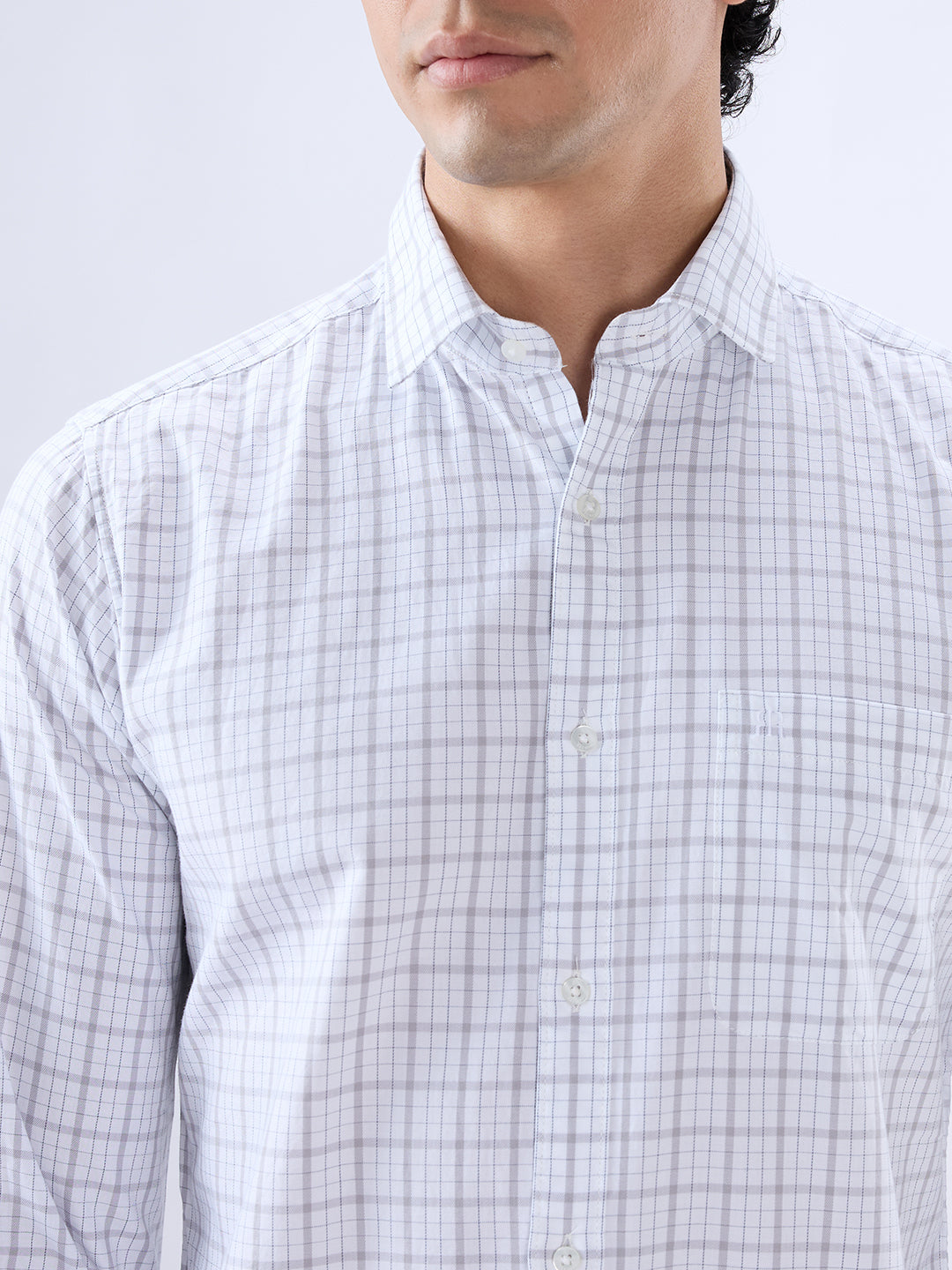 Raymond Grey Casual Shirt