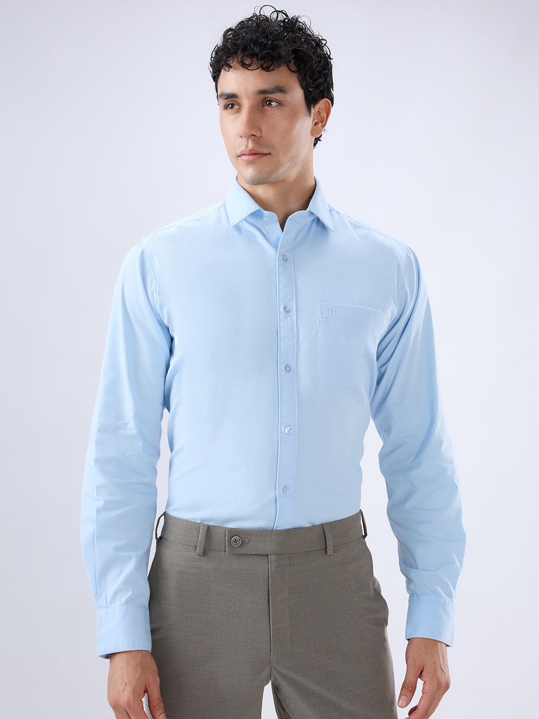 Raymond Blue Casual Shirt