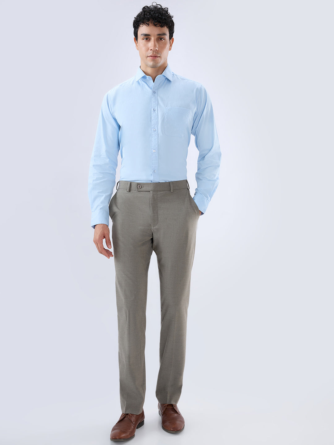 Raymond Blue Casual Shirt