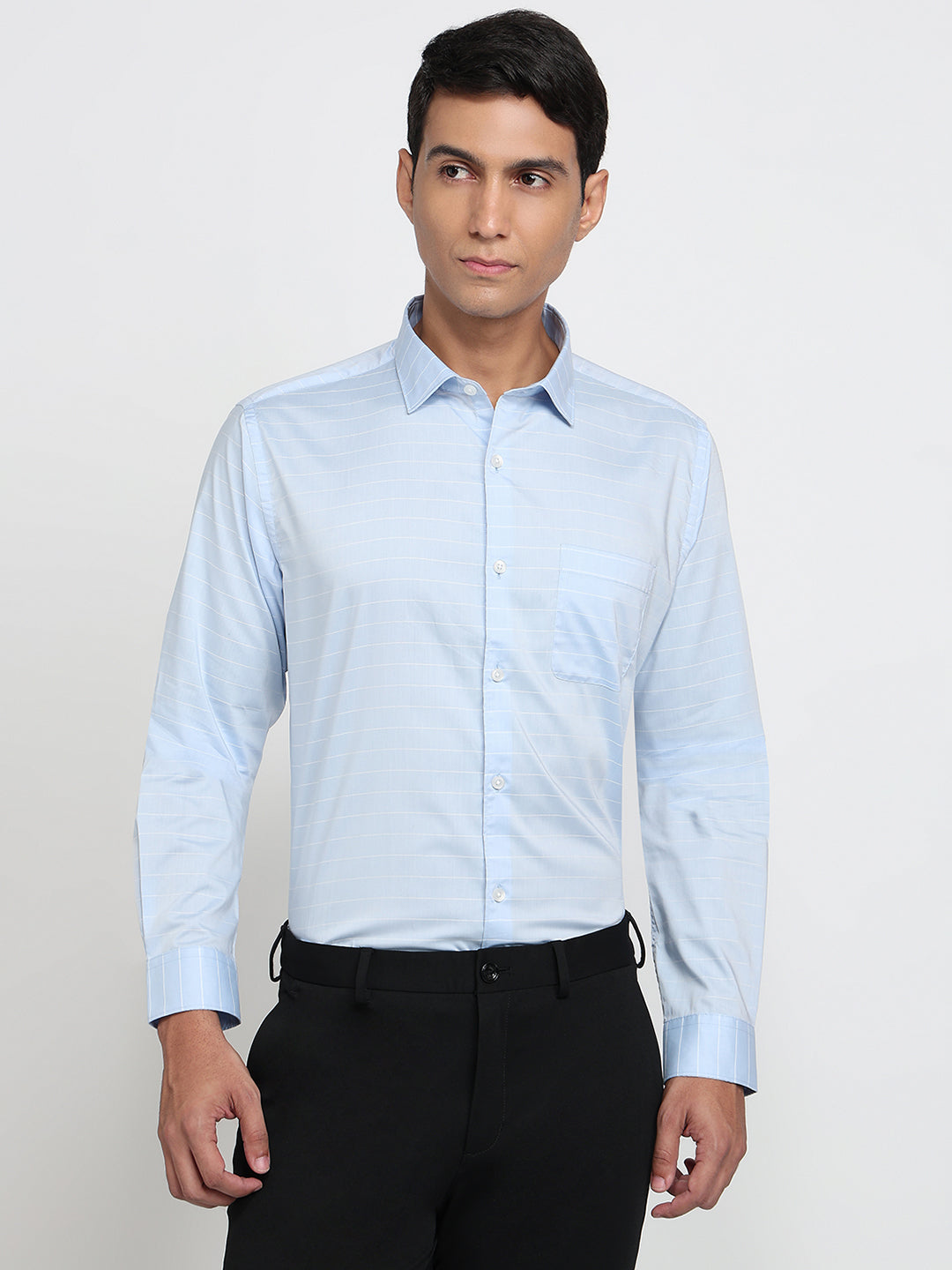 Raymond Blue Casual Shirt