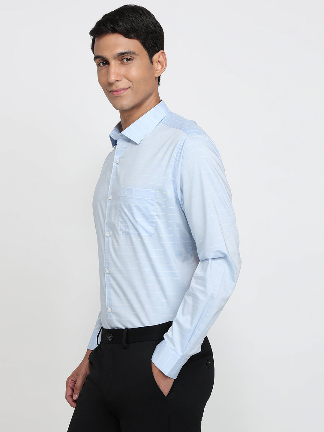 Raymond Blue Casual Shirt