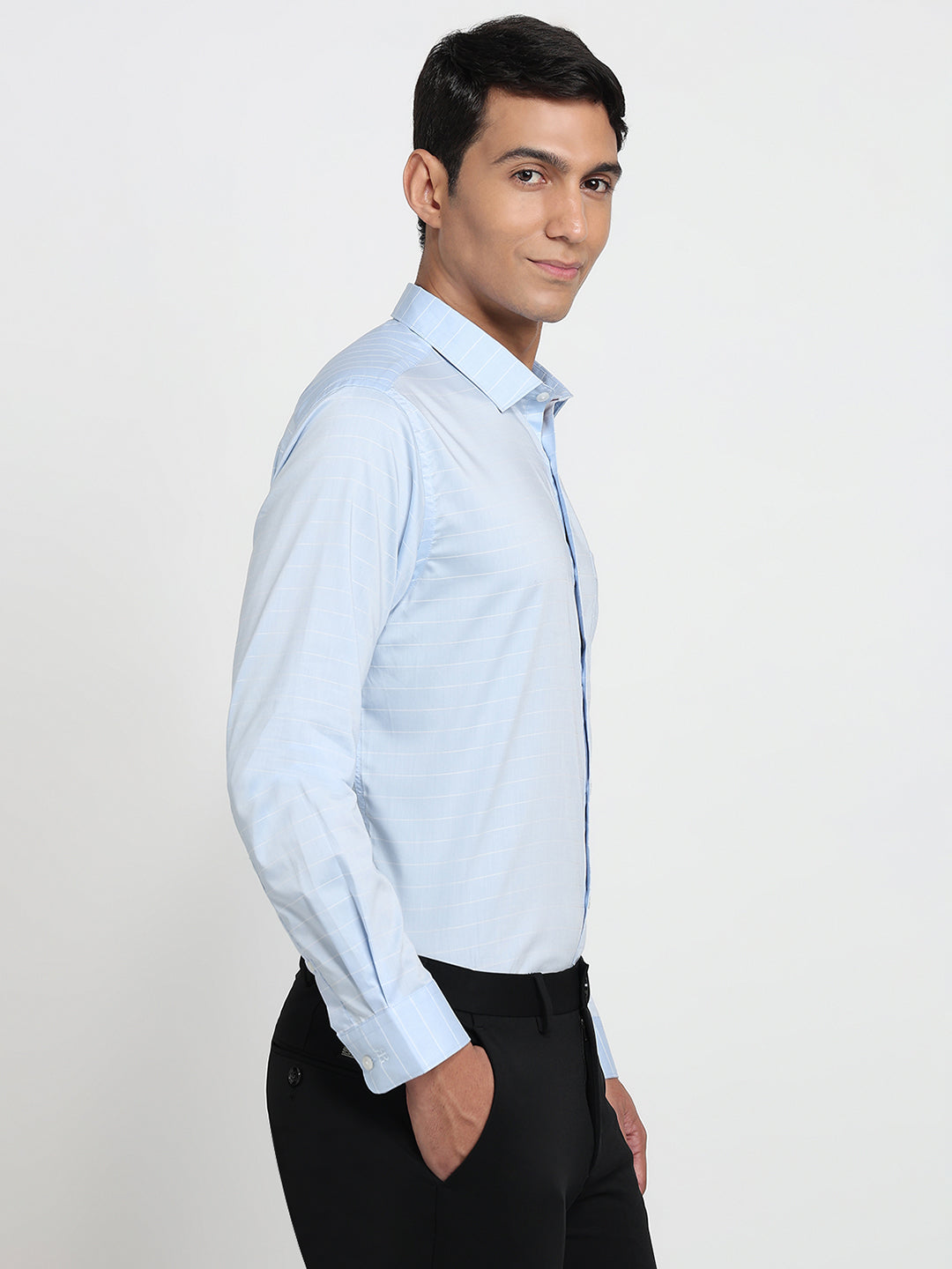 Raymond Blue Casual Shirt