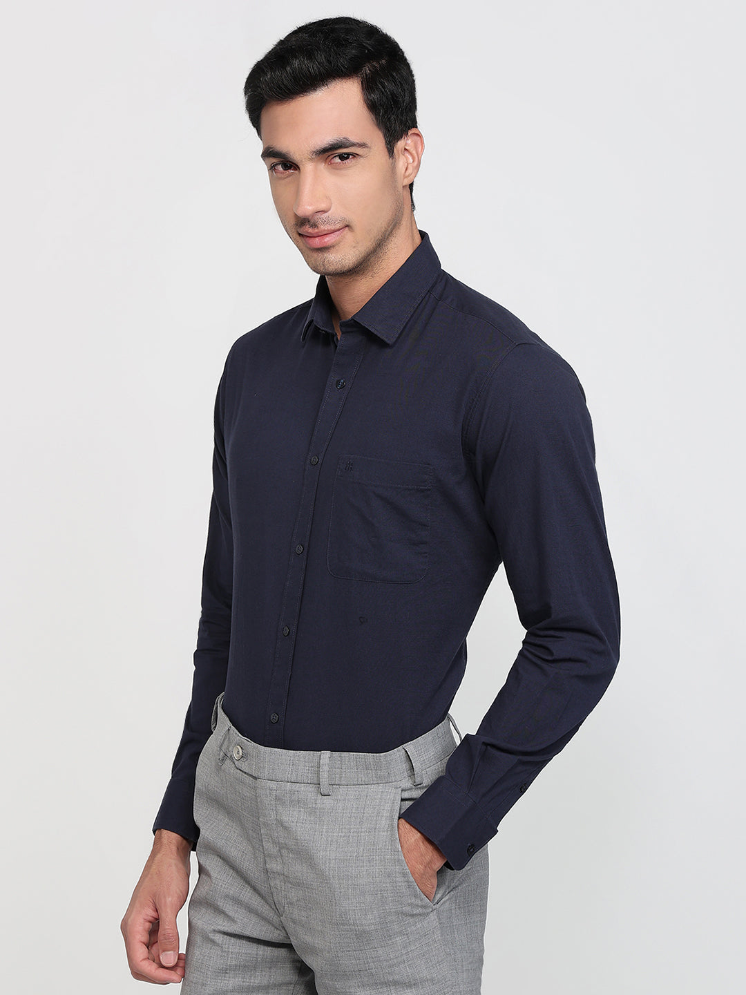 Raymond Blue Casual Shirt