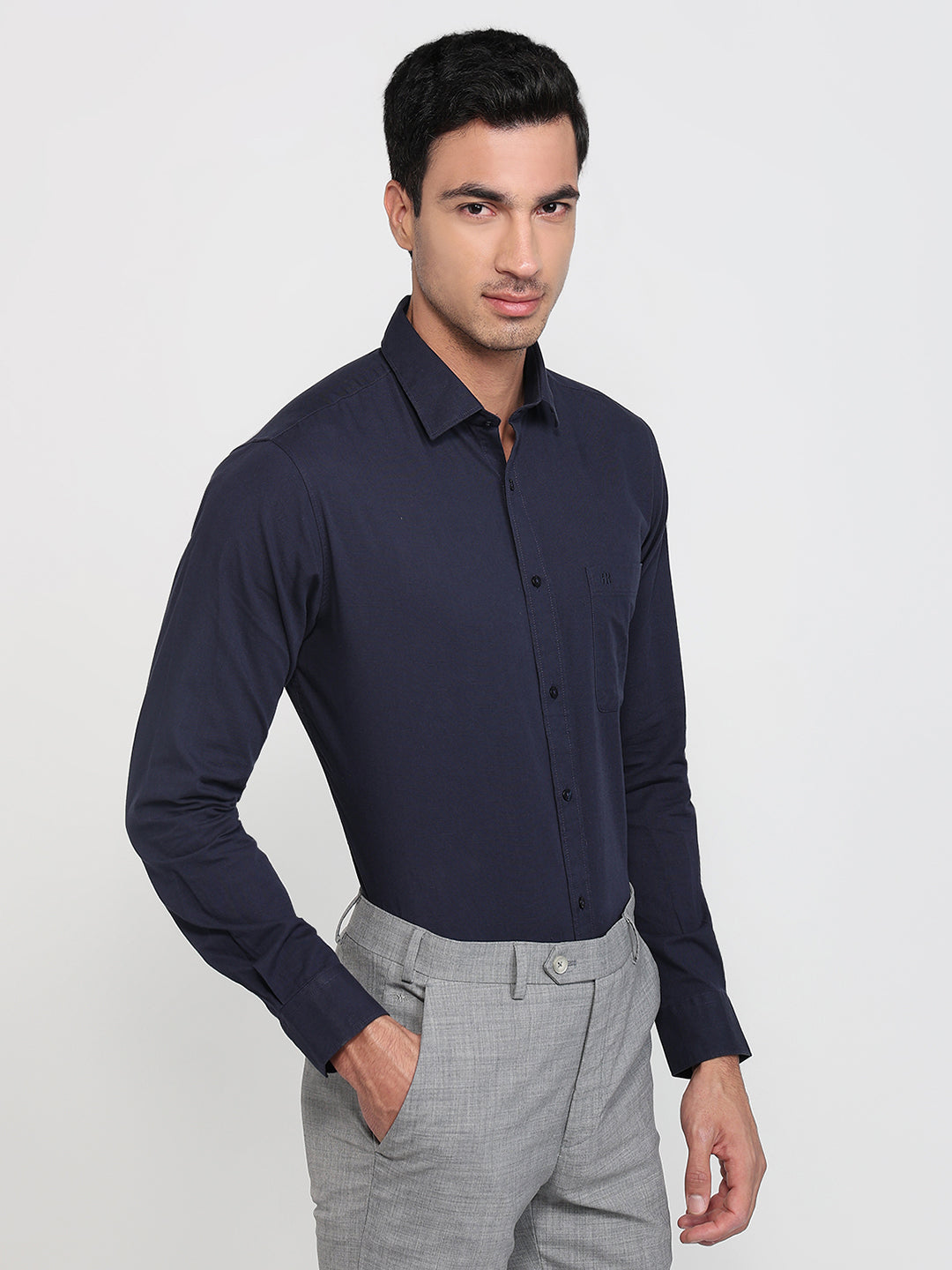 Raymond Blue Casual Shirt