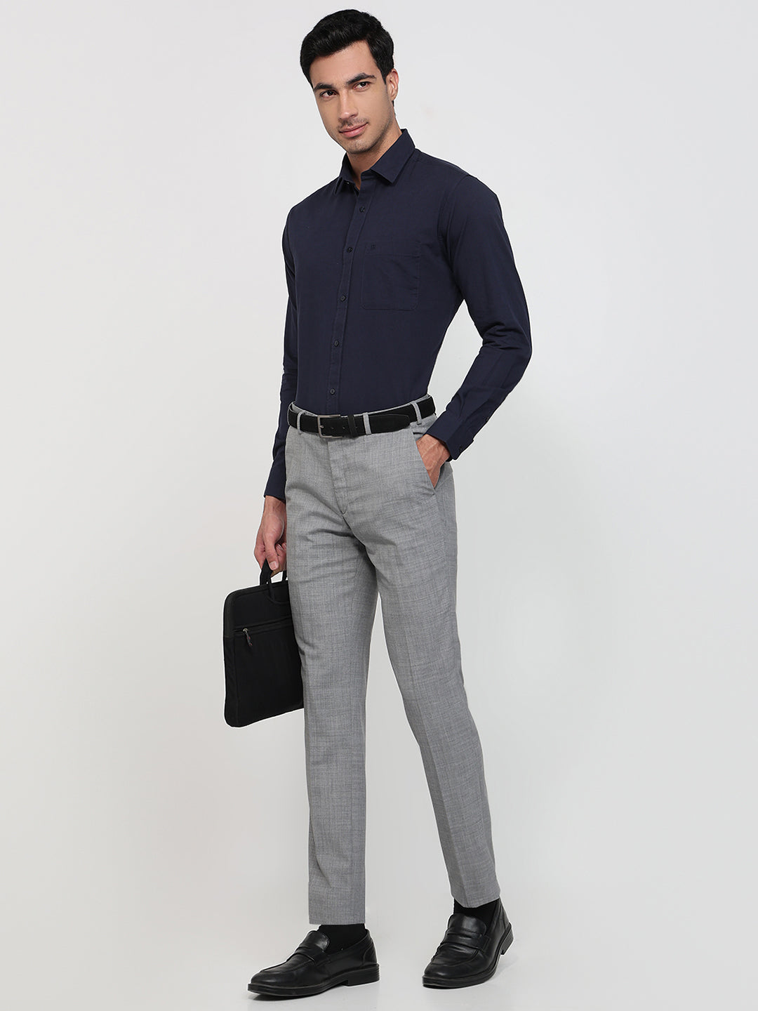 Raymond Blue Casual Shirt
