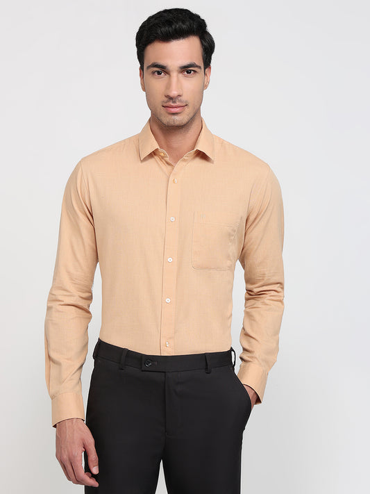 Raymond Orange Casual Shirt