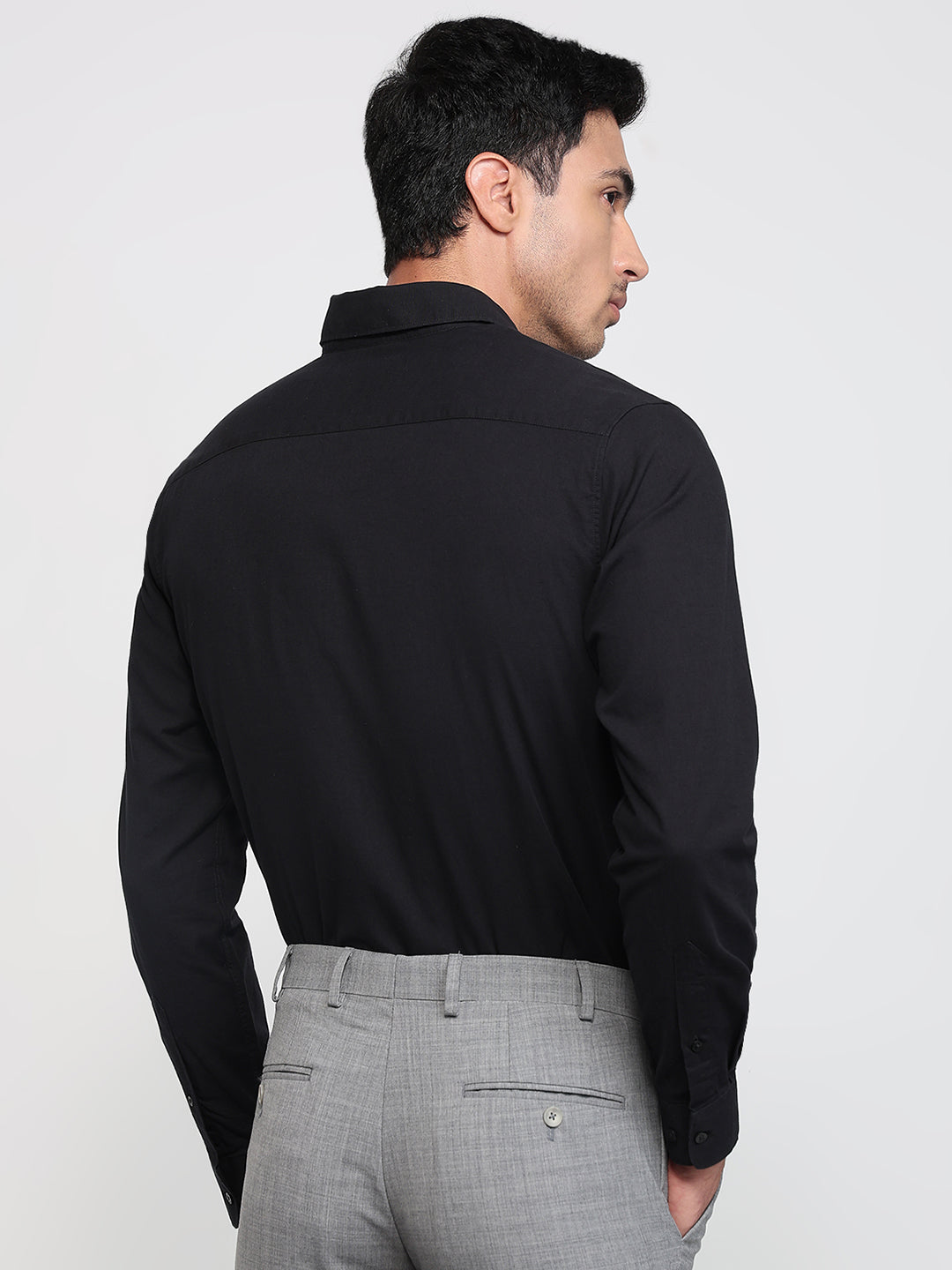 Raymond Black Casual Shirt