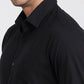 Raymond Men Black Slim Fit Solid Casual Shirt