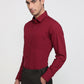 Raymond Maroon Casual Shirt