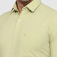 Raymond Men Green Slim Fit Solid Casual Shirt