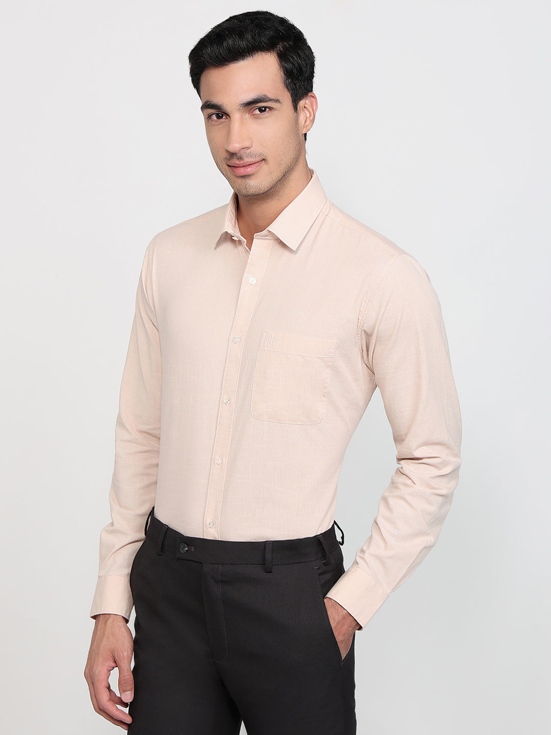 Raymond Red Casual Shirt
