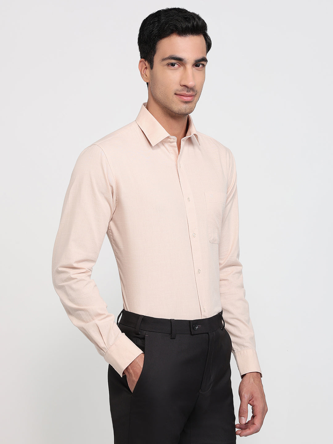 Raymond Red Casual Shirt