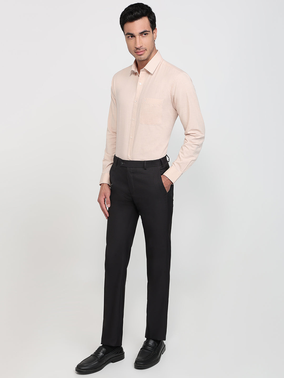 Raymond Red Casual Shirt