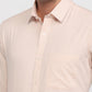 Raymond Men Red Slim Fit Solid Casual Shirt