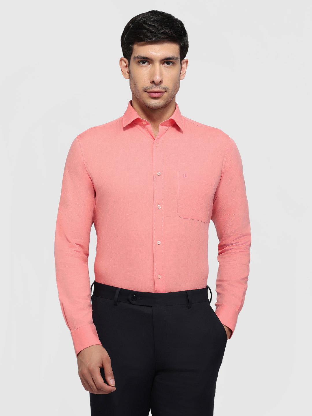 Raymond Red Casual Shirt