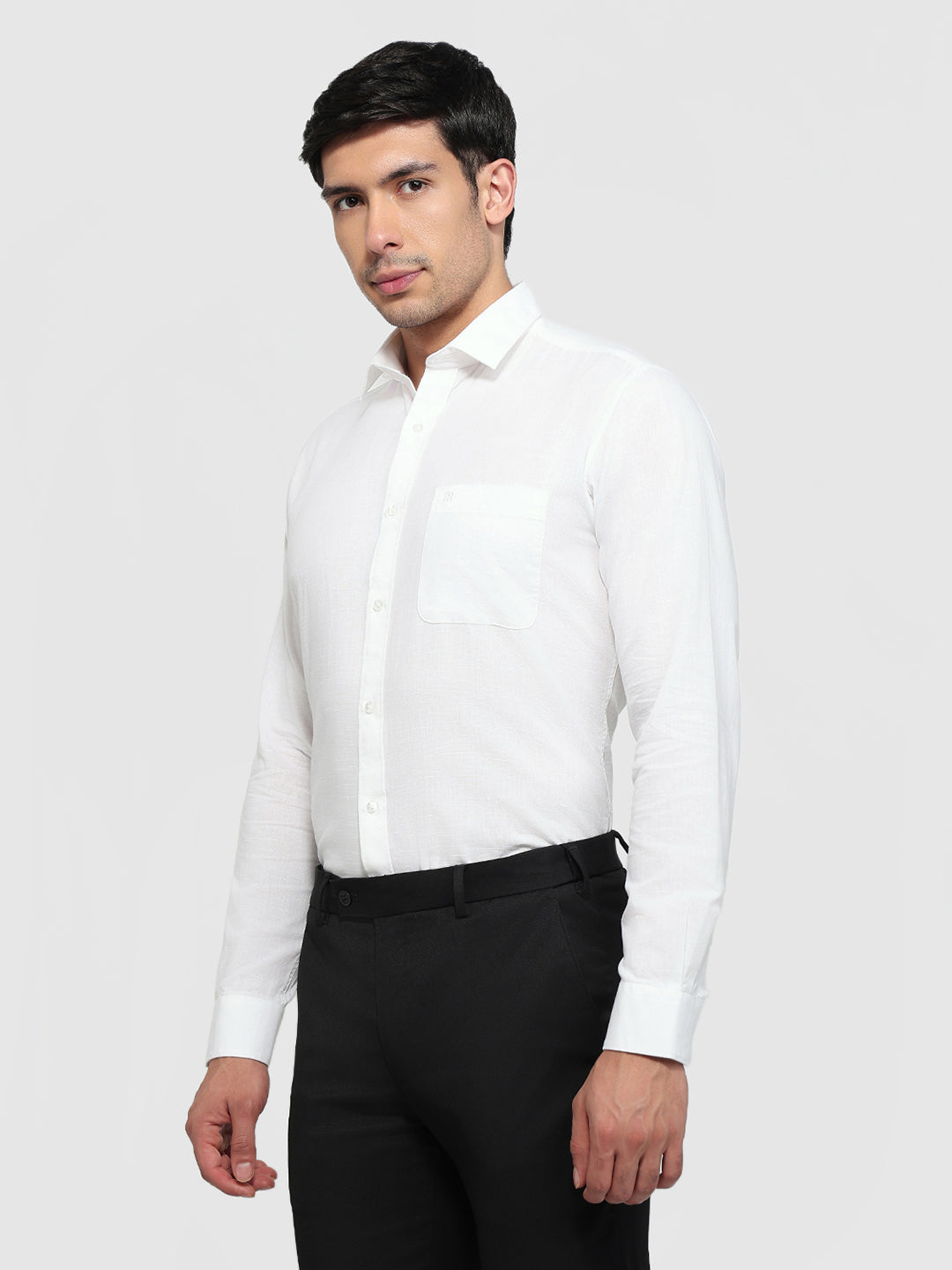 Raymond White Casual Shirt