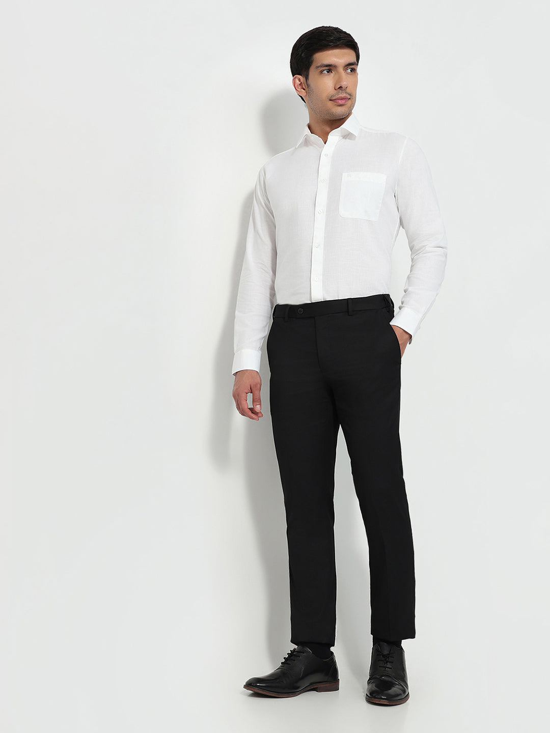 Raymond White Casual Shirt