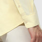 Raymond Men Yellow Slim Fit Solid Casual Shirt