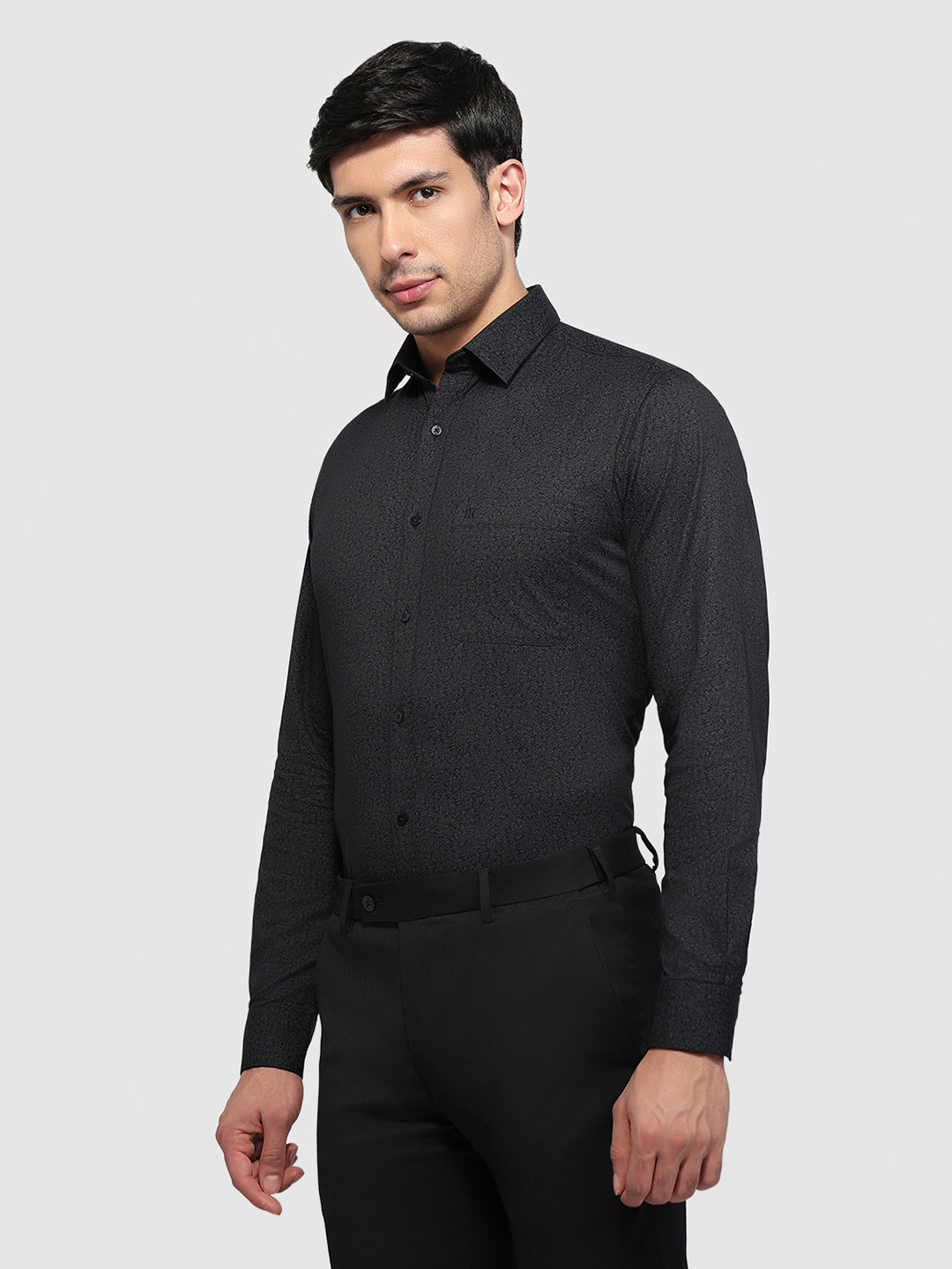 Raymond Black Casual Shirt