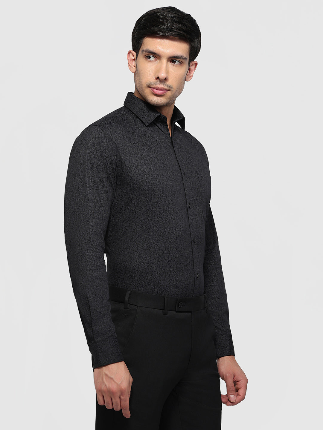Raymond Black Casual Shirt